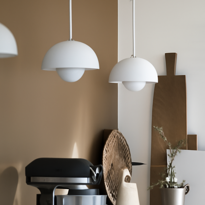 Contemporary Semi-Circle Colorful LED Hanging Light