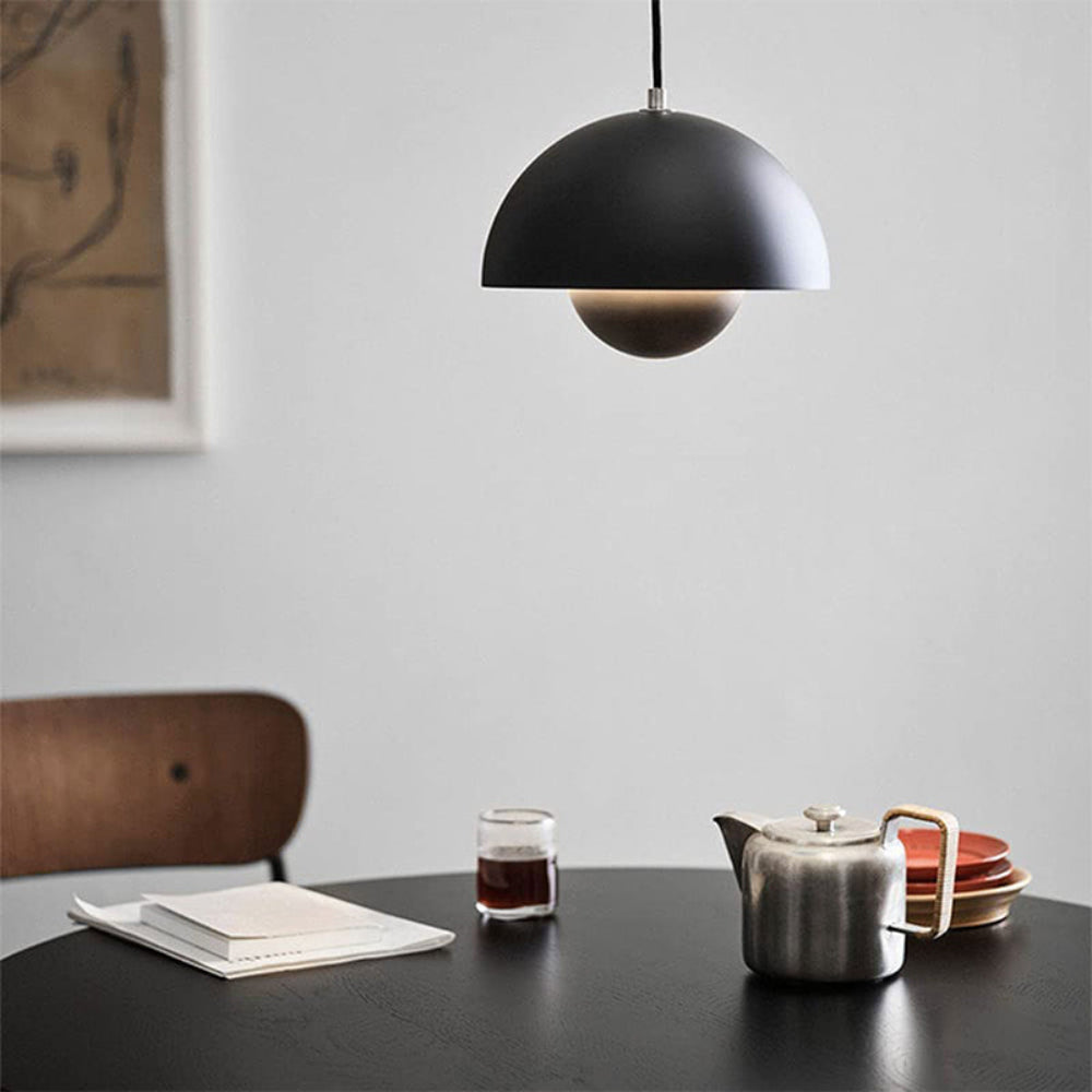 Contemporary Semi-Circle Colorful LED Hanging Light