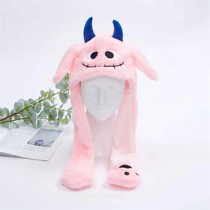 Cute Rabbit Beanie with Ear Flaps