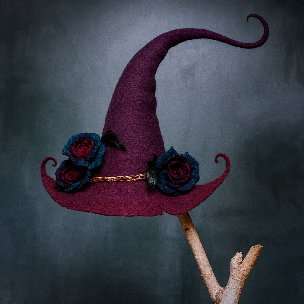 Warm Fuzzy Witch Costume Hat