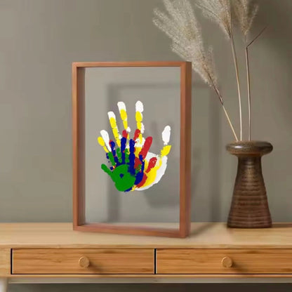 Customizable Child Handprint Photo Frame Set