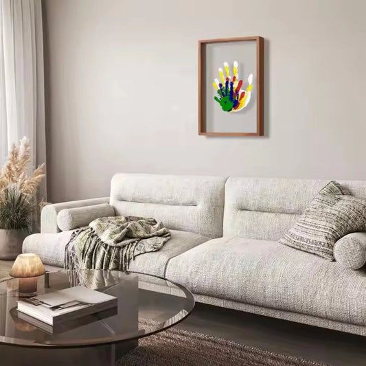 Customizable Child Handprint Photo Frame Set - Luxicro