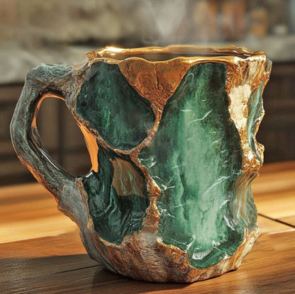 Artisan Ceramic Thermal Coffee Mug 350-450ml Microwave Safe