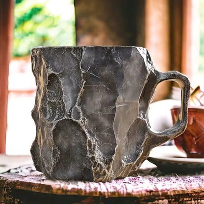 Artisan Ceramic Thermal Coffee Mug 350-450ml Microwave Safe