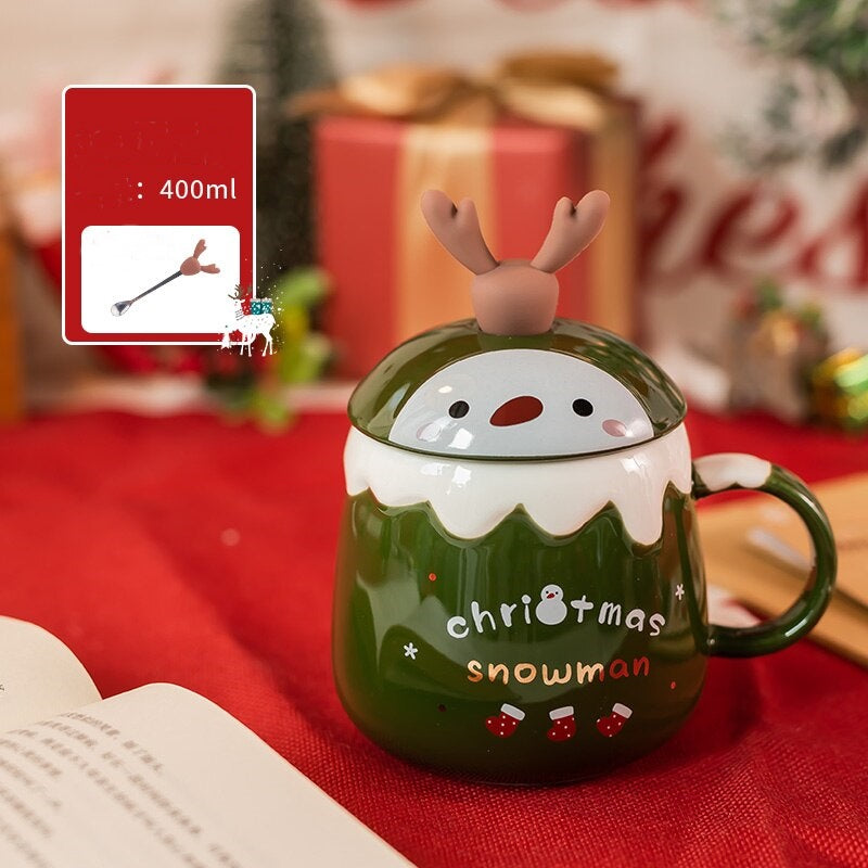 Colorful 3D Christmas Tree Coffee Mug