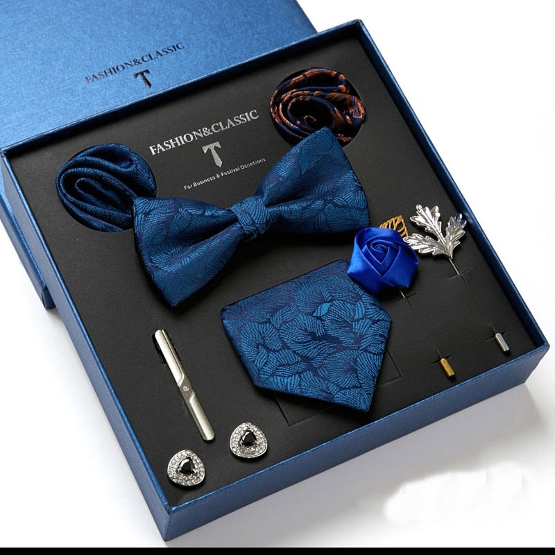 Luxury Silk Necktie Gift Box Set