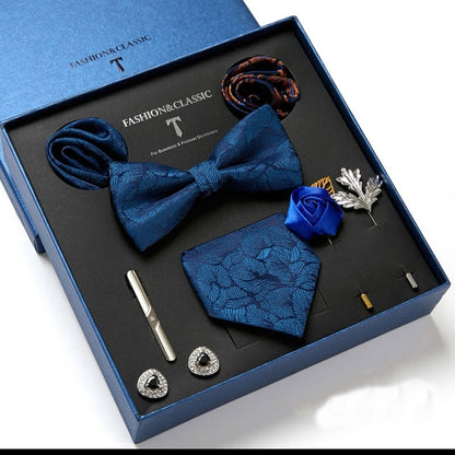 Luxury Silk Necktie Gift Box Set