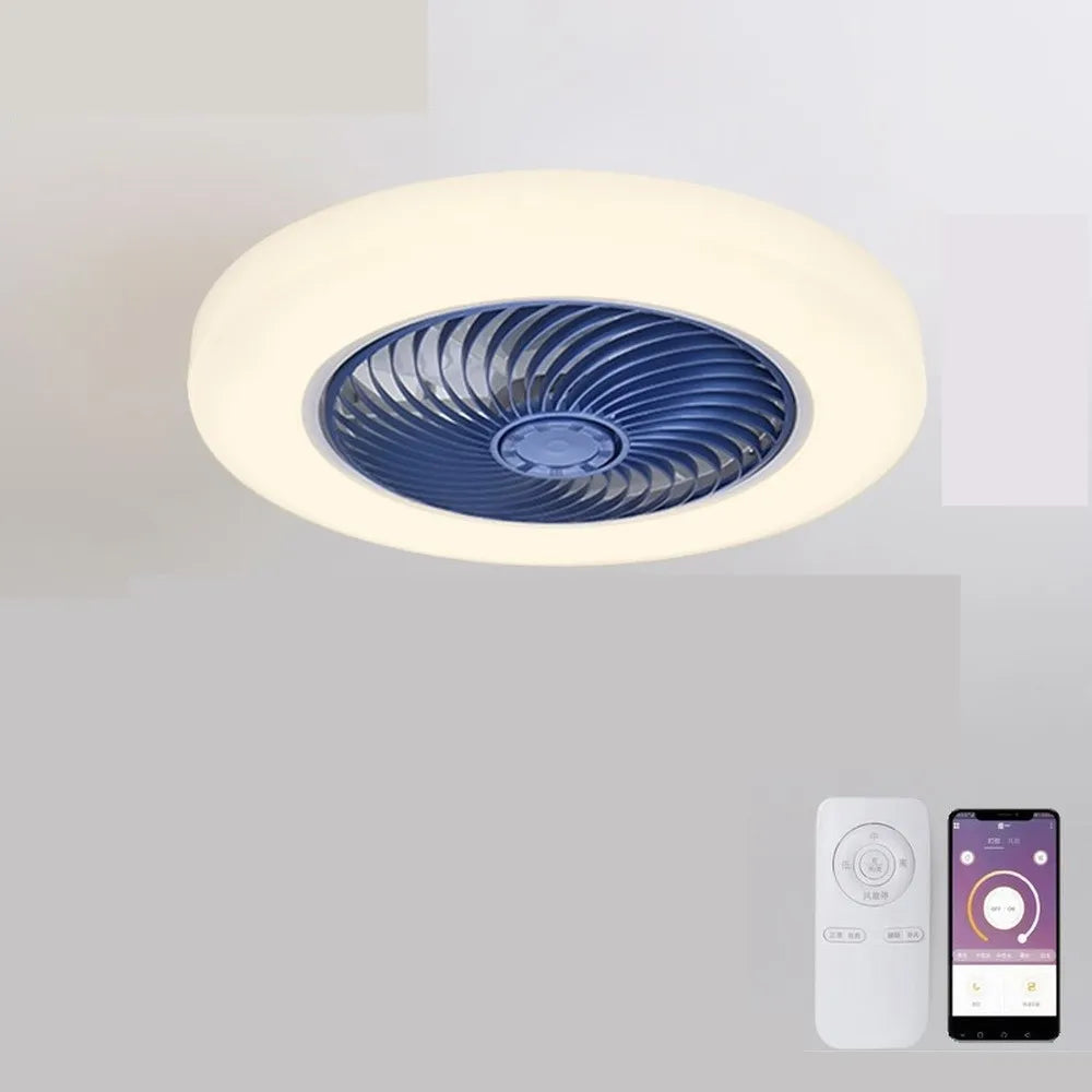 Silent Wireless Concealed Fan Smart Ceiling Lamp