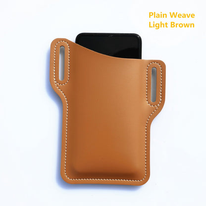 Retro Brown Leather Phone Holster