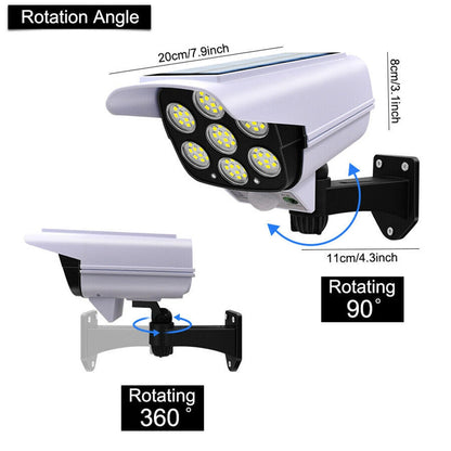 Outdoor Motion Sensor Fake Security Camera Light
