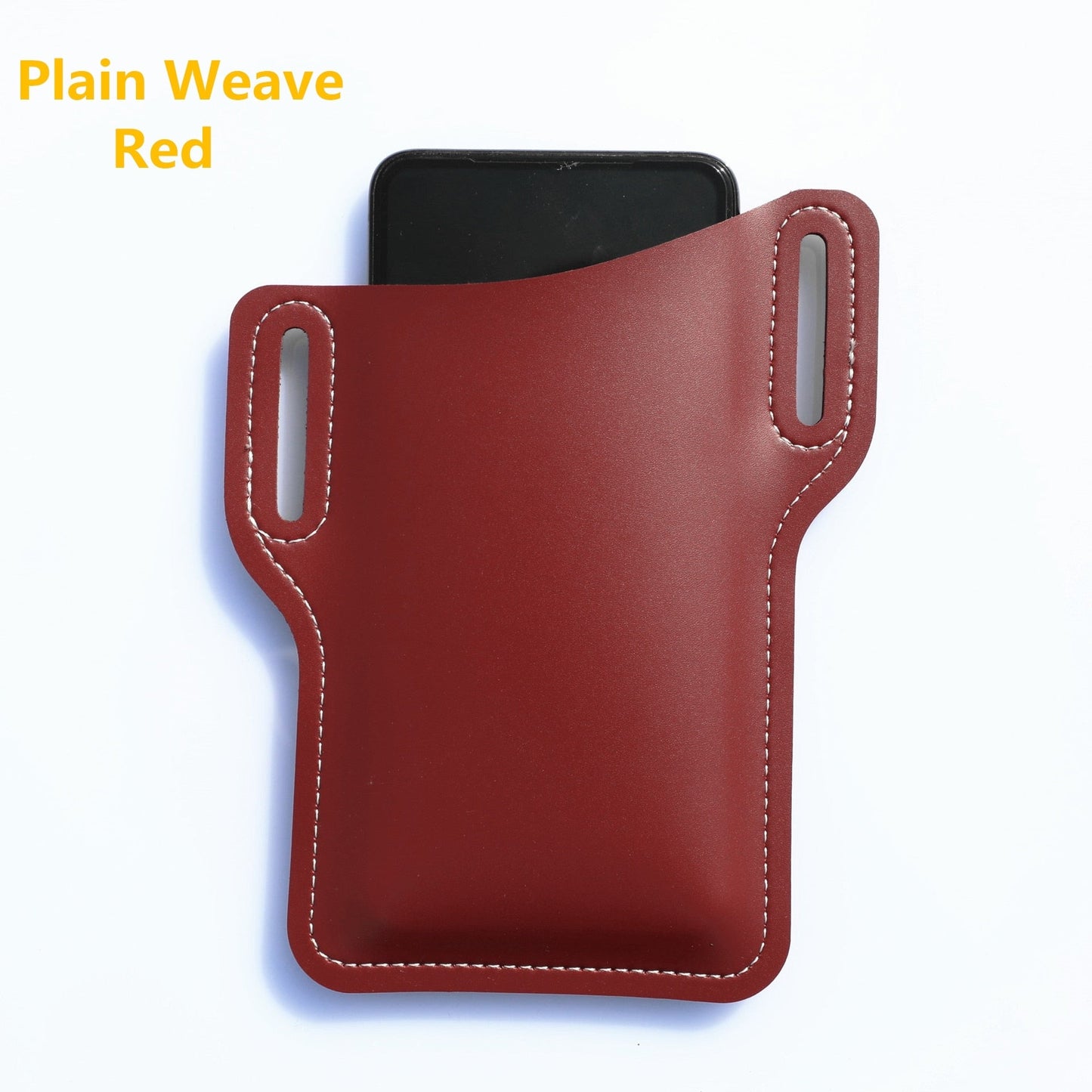 Retro Brown Leather Phone Holster