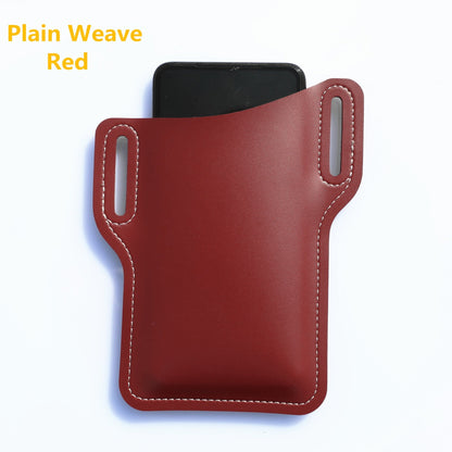 Retro Brown Leather Phone Holster