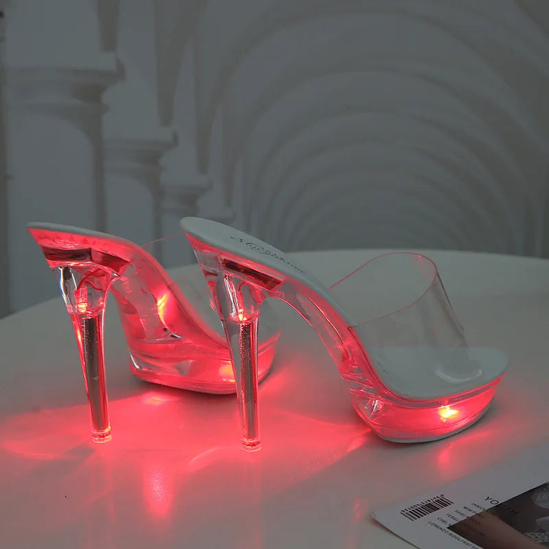 Sexy Transparent Stiletto Heels
