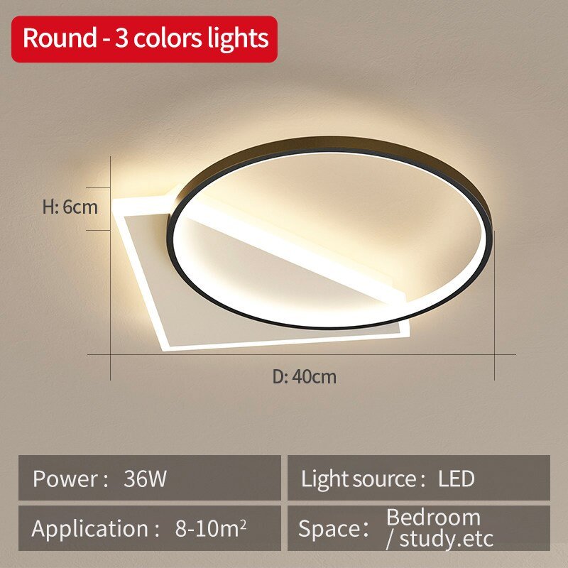 Bright LED Ceiling Light Fixture for Modern Homes