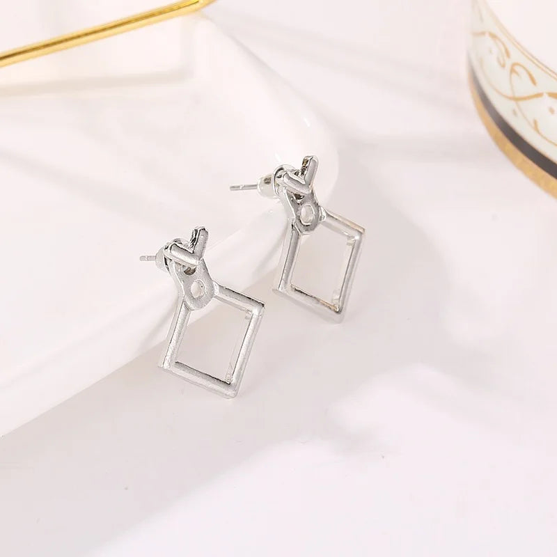 Fashionable Patterned Hanging Earrings