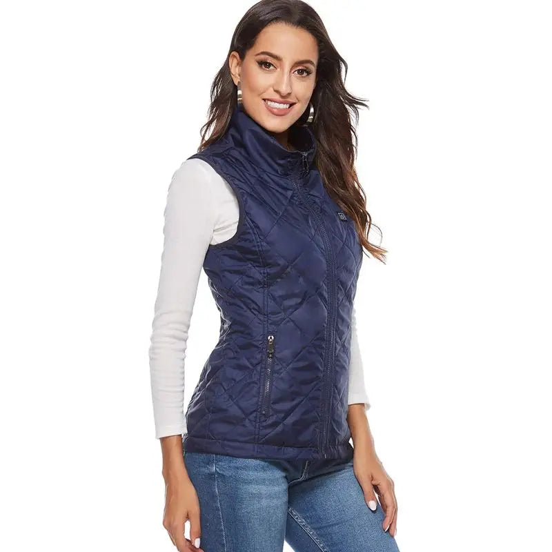 Cozy Ladies' Electric Vest with USB Charging