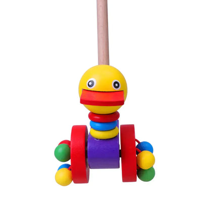 Durable Wood Baby Push Walker