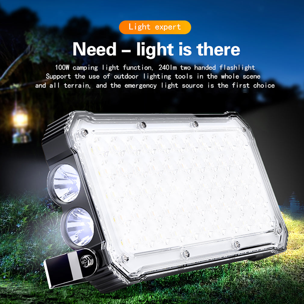 Waterproof LED Portable Power Bank Charger Lamp