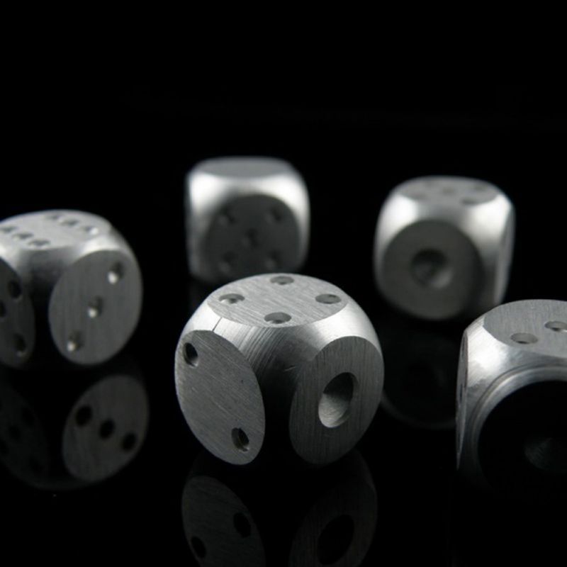 Premium 5pc Metal Dice Set