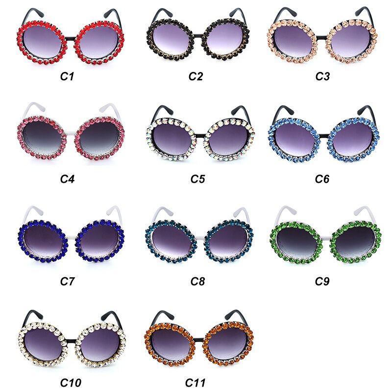 Stylish Big Circular Shade Sunglasses