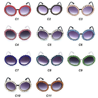 Stylish Big Circular Shade Sunglasses