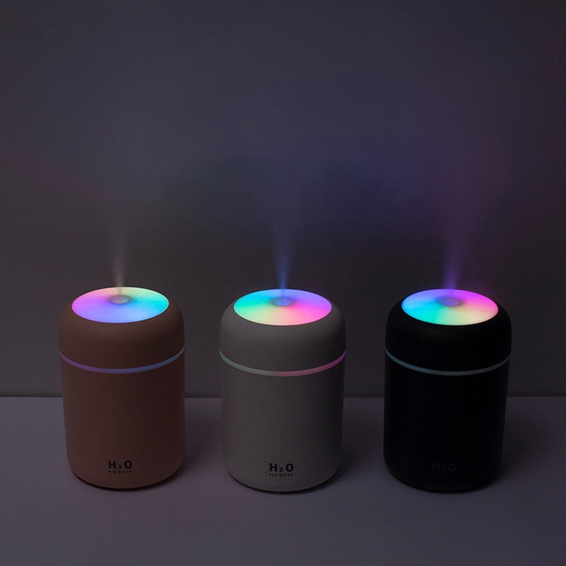 Portable Mini Mist Humidifier with LED Nightlight