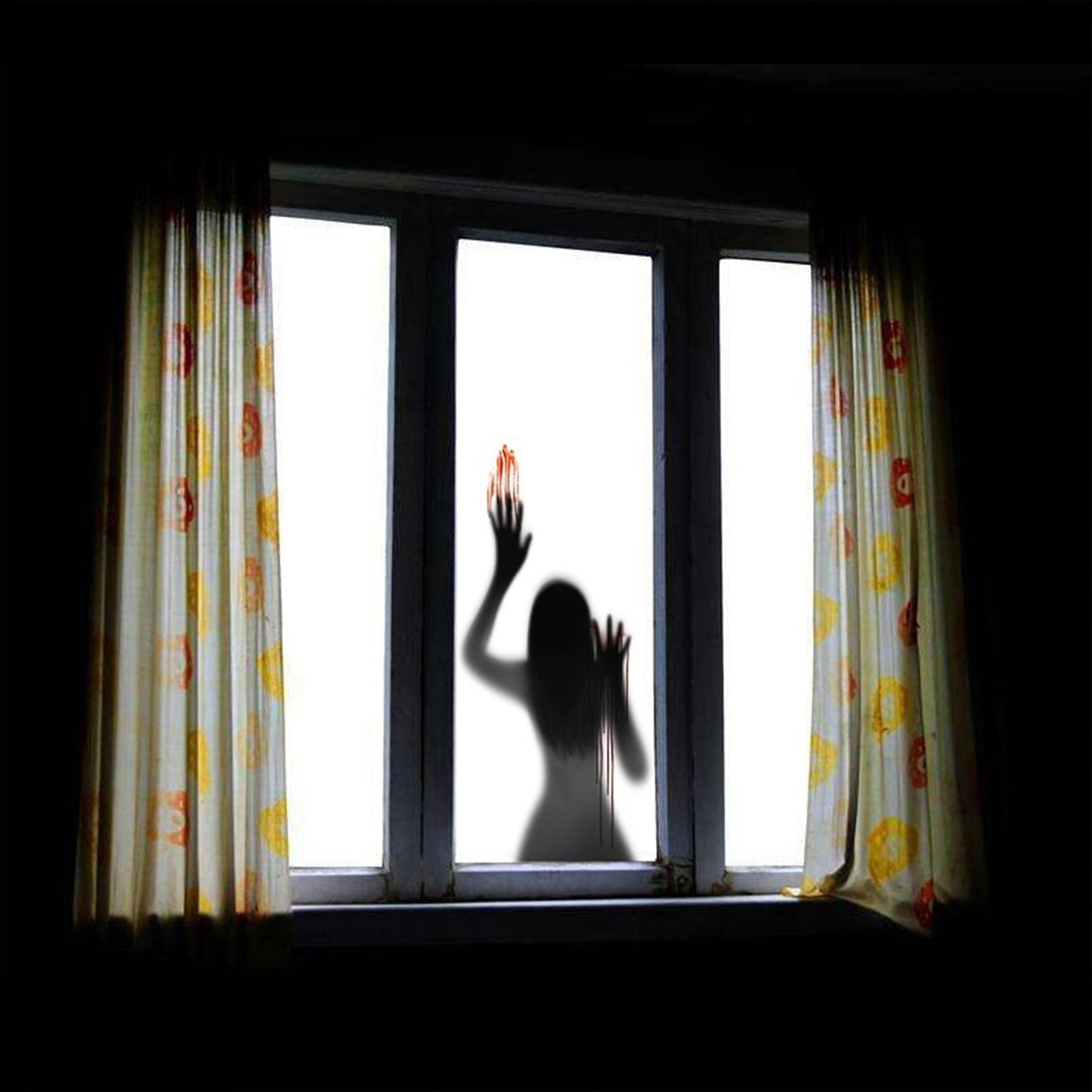 Creepy Spirit Halloween Window Sticker