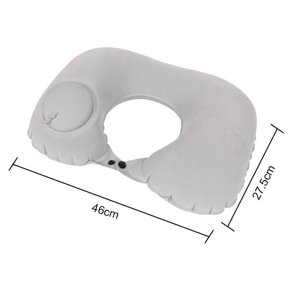 Soft Inflatable Travel Neck Support Pillow - Luxicro