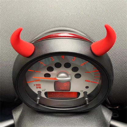 Cool Devil Horn Car Decoration