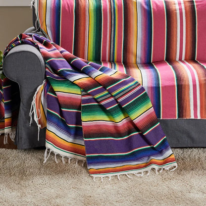 Vibrant Aztec Pattern Blanket