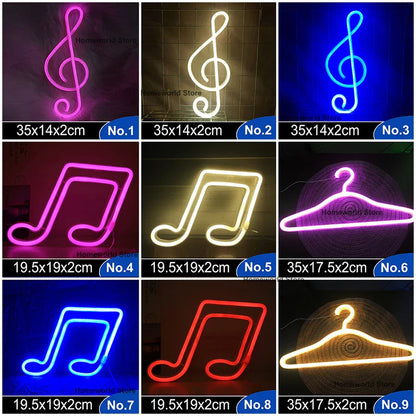 Colorful LED Wall Light Decor Night Lamp