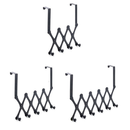 Space Saving Over Door Clothing Hook Rack