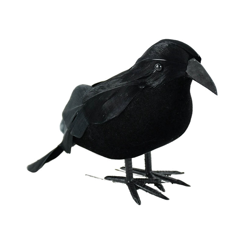 Spooky Black Bird Halloween Decoration - Luxicro