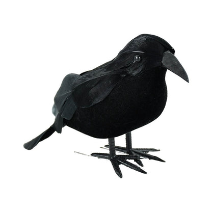 Spooky Black Bird Halloween Decoration - Luxicro