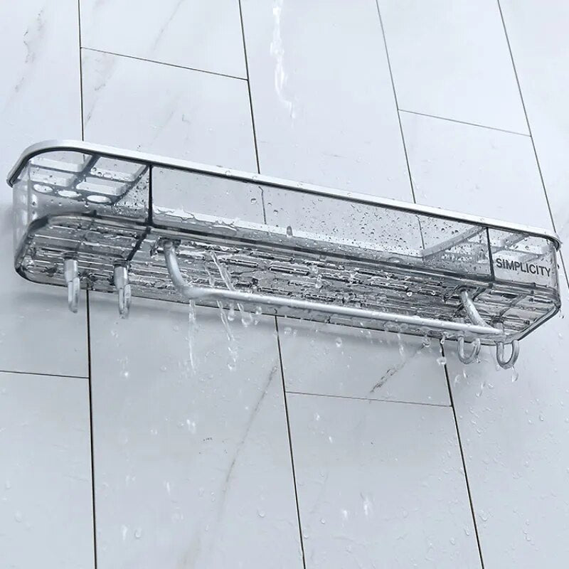 Compact Bathroom Cosmetic Shelf Organizer
