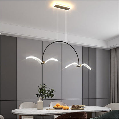 Coastal Copper Dining Room Chandelier