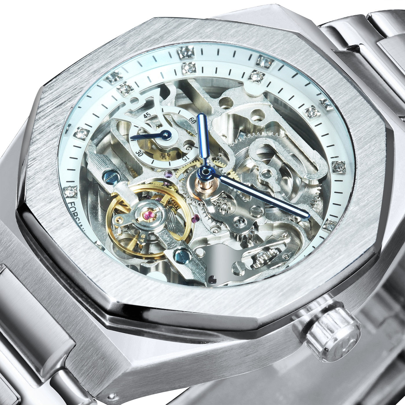Premium Mechanical Open Face Men's Watch