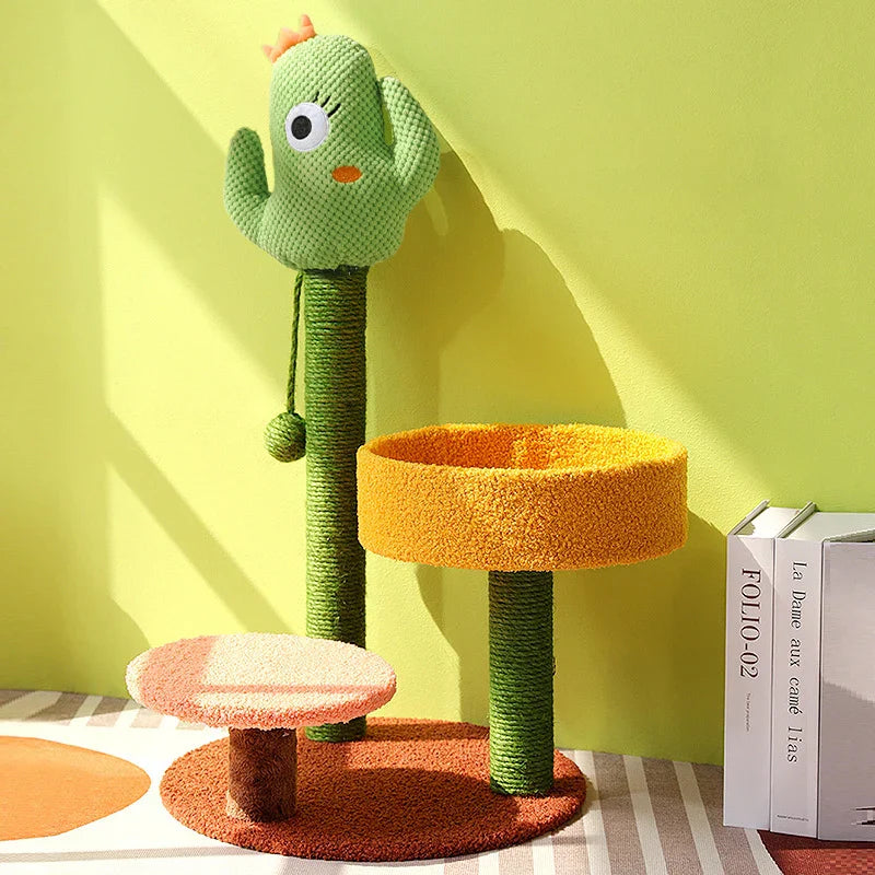 Cozy Cat Tower Sisal Scratching Post Three Tier Condo