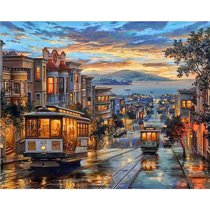 Cityscape Art Painting Kit