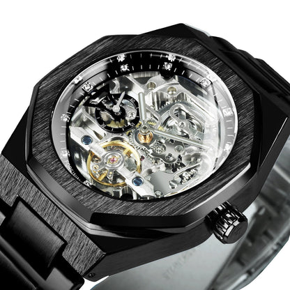 Trendy Skull Self-Winding Mens Watch
