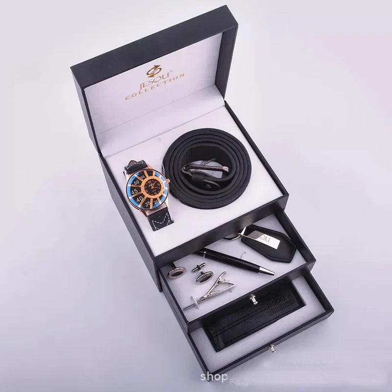 Luxury Business Leather Travel Kit