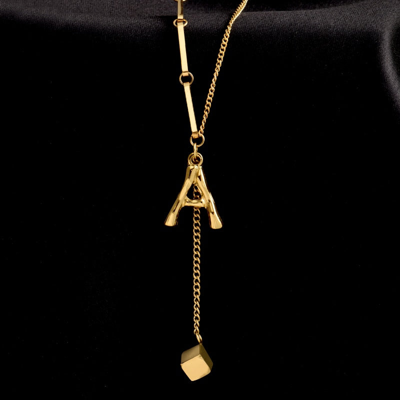 Custom Initial Pendant Necklace
