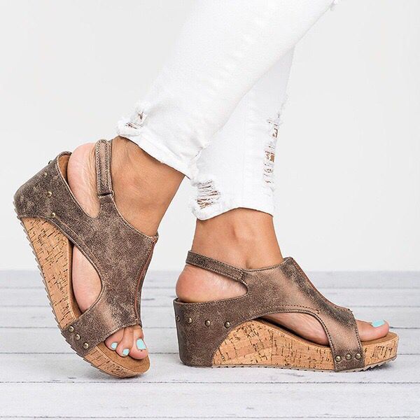 Ankle Strap High Heel Summer Sandals