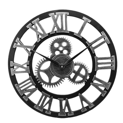 Big Distressed Retro Wall Clock