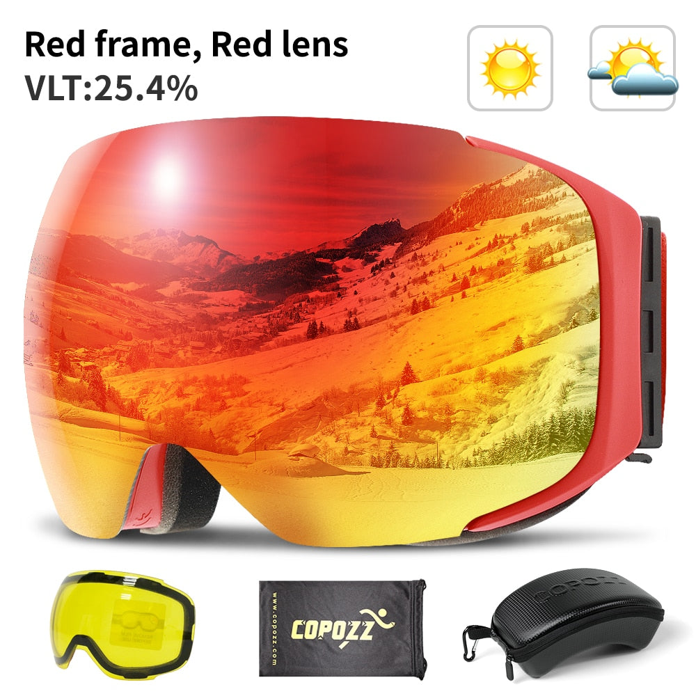 Anti Fog Snowboard Skiing Goggles Clear Lens