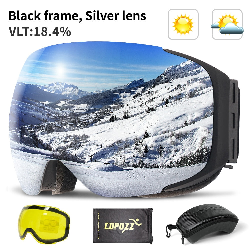 Anti Fog Snowboard Skiing Goggles Clear Lens