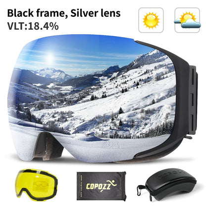 Anti Fog Snowboard Skiing Goggles Clear Lens