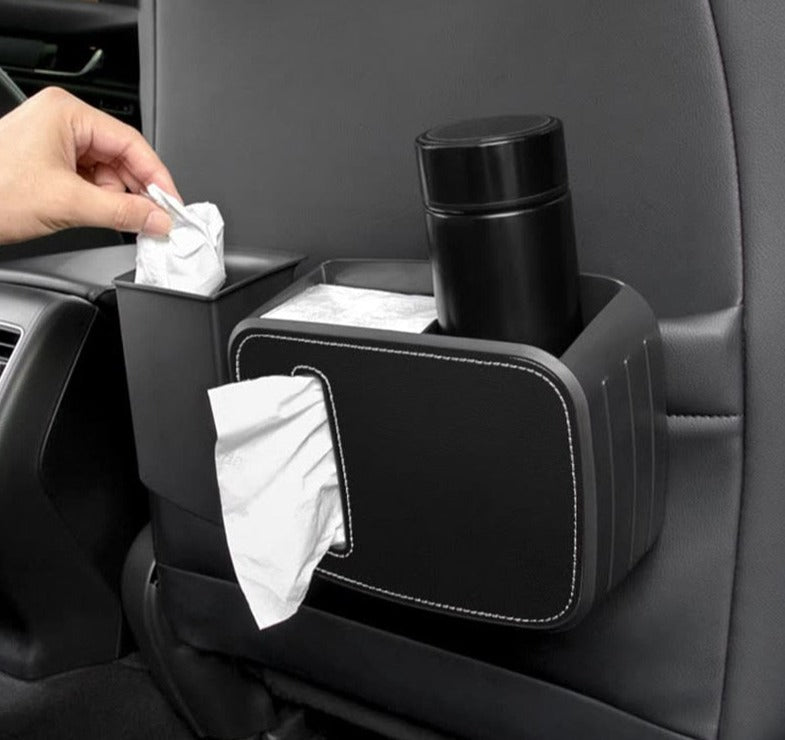 Car Compact Tissue Box Holder - Luxicro