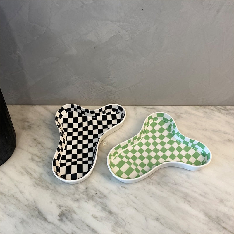 Ceramic Cloud Design Dinner Plates