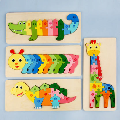 Colorful Children's Puzzle Toy Set